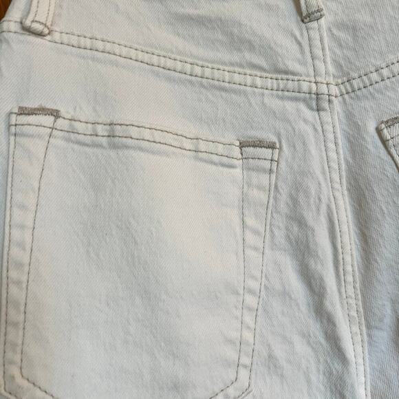Abercrombie and Fitch, ecru, straight, ultra high rise, women's size 27-4R - Picture 9 of 10